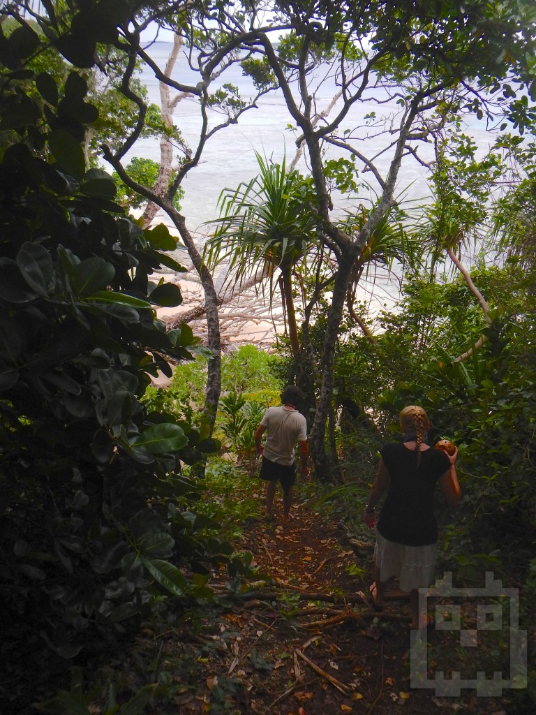 Beach hike Tonga