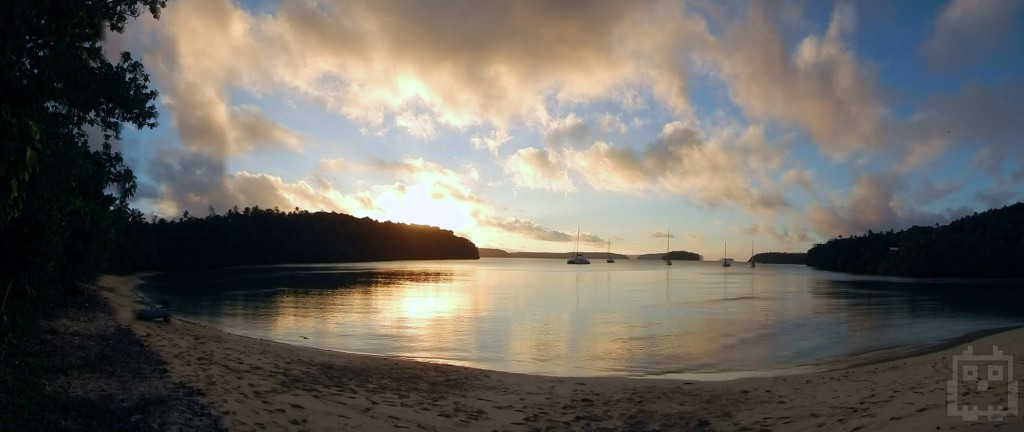 Sunset Vava'u pano